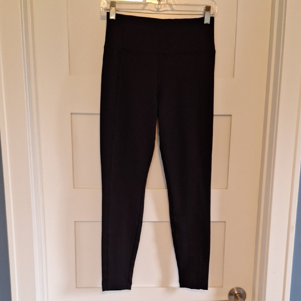 Athleta Black Delancey Herringbone Women's Leggings